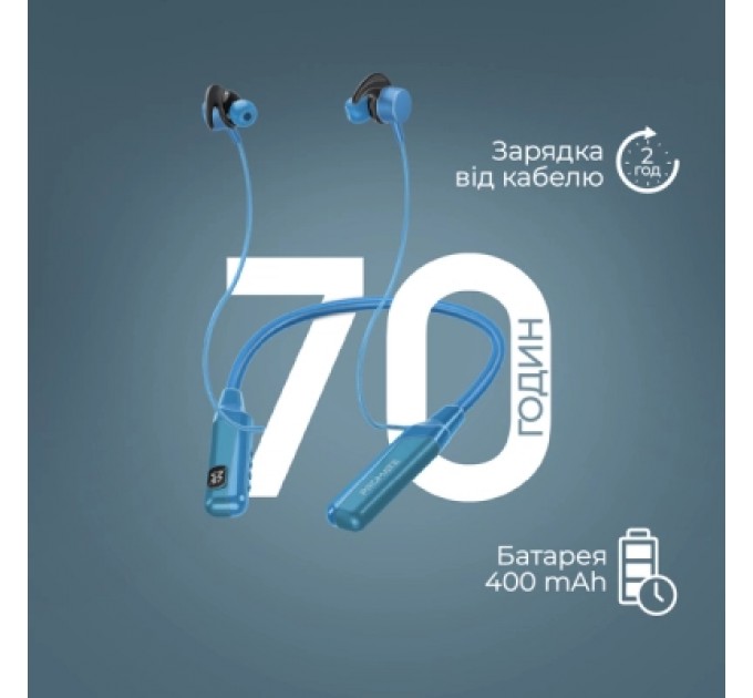 Навушники Promate Blend Blue (blend.blue)