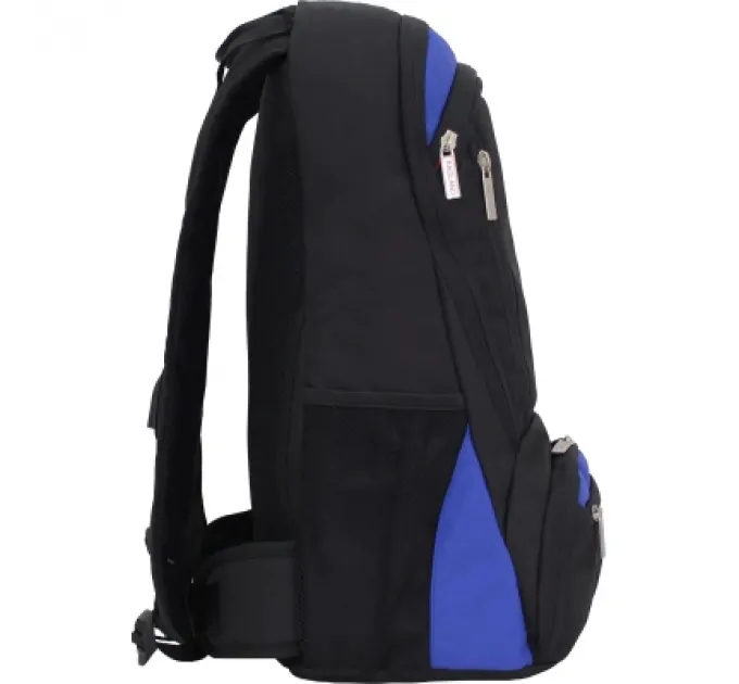 Рюкзак для ноутбука Bagland 15.6" Granite 23L black /electric blue 0012066 (6903479)
