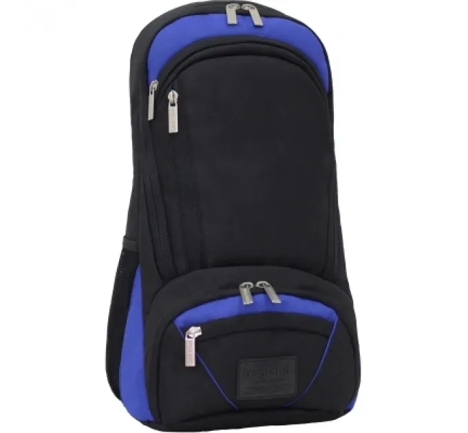 Рюкзак для ноутбука Bagland 15.6" Granite 23L black /electric blue 0012066 (6903479)