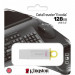 USB флеш накопичувач Kingston 128GB DataTraveler Exodia White USB 3.2 Gen 1 (KC-U2G128-5R)