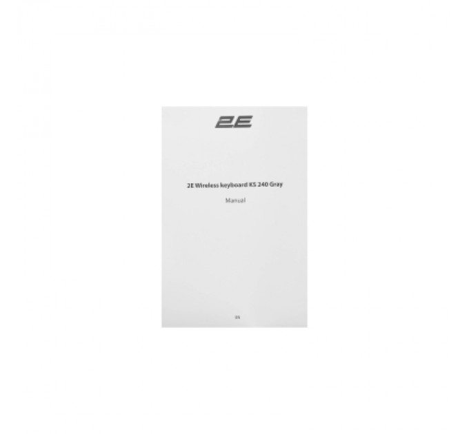 Клавіатура 2E KS240 Wireless USB/Bluetooth UA Grey (2E-KS240WG_UA)