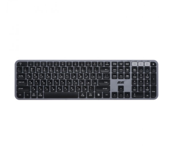 Клавіатура 2E KS240 Wireless USB/Bluetooth UA Grey (2E-KS240WG_UA)