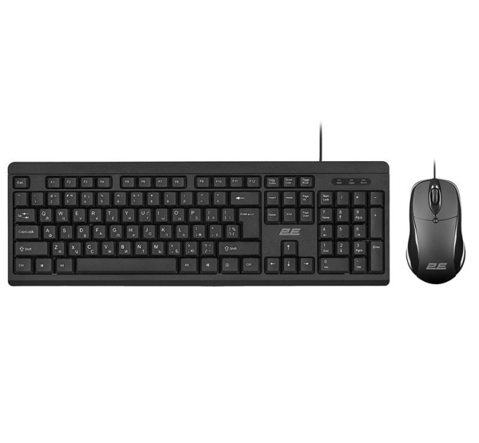 2E Комплект 2E MK401 USB UA Black (2E-MK401UB_UA)