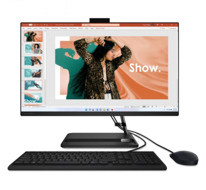 Lenovo Комп'ютер Lenovo IdeaCentre AiO 3 27IAP7 / i5-12450H, 16, 512, KM (F0GJ010RUO)