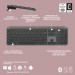 Logitech Клавіатура Logitech K950 Bluetooth/Wireless UA Graphite (920-012465)
