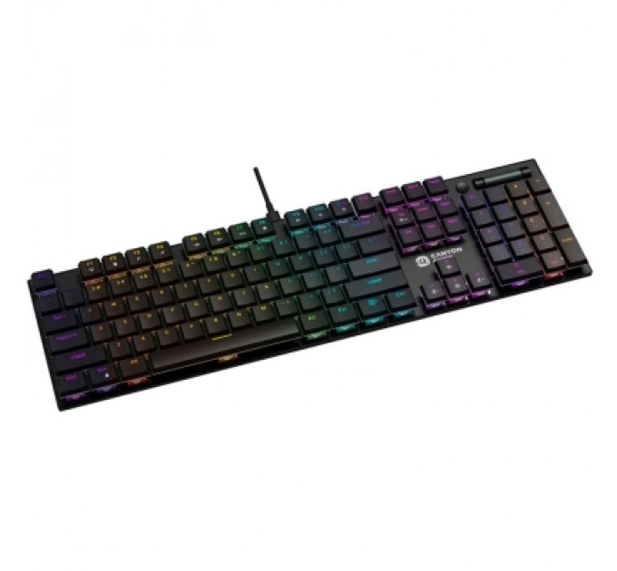 Canyon Клавіатура Canyon Cometstrike GK-55 RGB USB UA Black (CND-SKB55-US)