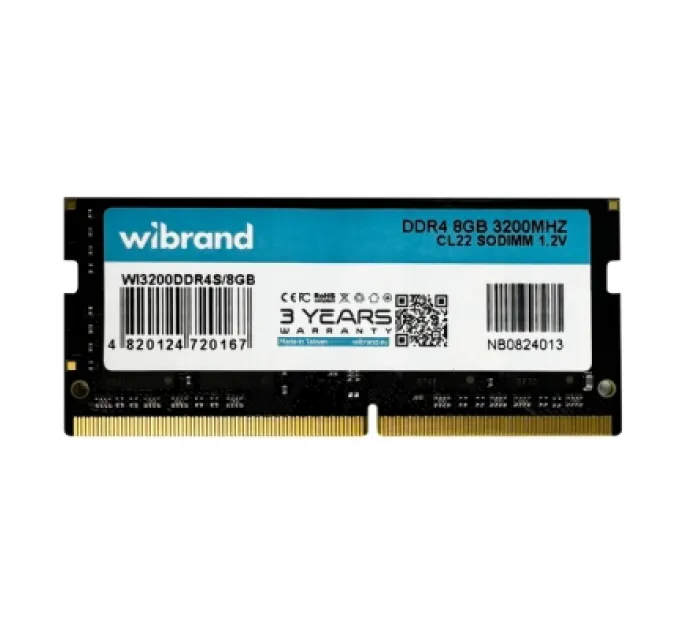 Модуль пам'яті для ноутбука SoDIMM DDR4 8GB 3200 MHz Wibrand (WI3200DDR4S/8GB)