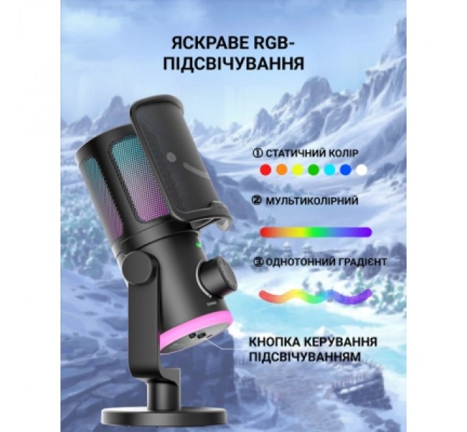 Мікрофон Fifine AM6 USB Black (AM6)