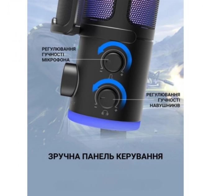 Мікрофон Fifine AM6 USB Black (AM6)