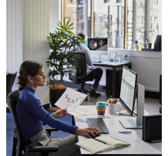HP Комп'ютер HP Pro 400 G9 Mini / i3-12100T, 8, 512, кл+м (6B278EA)