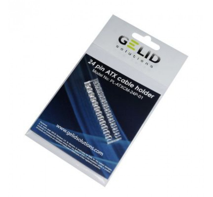Кабельний організатор Gelid Solutions ATX Cabel holder, 24 канала прозрачный (PL-ATXCM-24P-01)