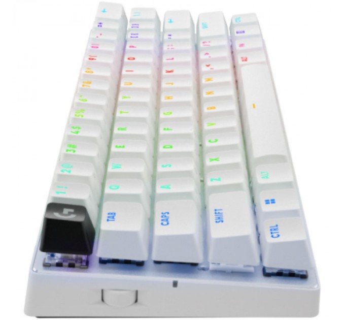 Клавіатура Logitech G Pro X 60 Lightspeed GX Tactile Wireless/Bluetooth UA White (920-011930)