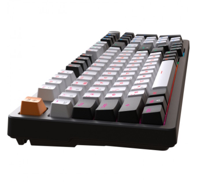 Клавіатура GamePro MK170B Hot-Swap Red Swich RGB USB UA Black (MK170B)