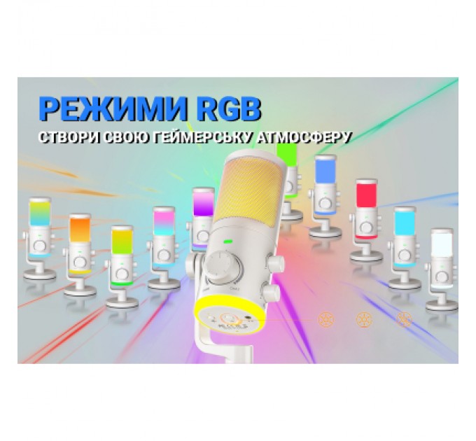 Fifine Мікрофон Fifine AM6W USB White (AM6W)