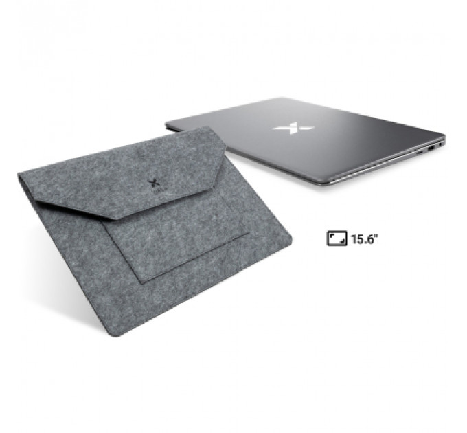 Чохол до ноутбука Vinga 15.6" NSF150 Envelope Gray (NSF150EGY)