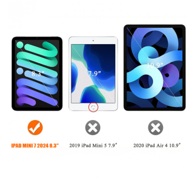 Чохол до планшета BeCover Apple iPad Mini 7 2024 Deep Blue (712428)