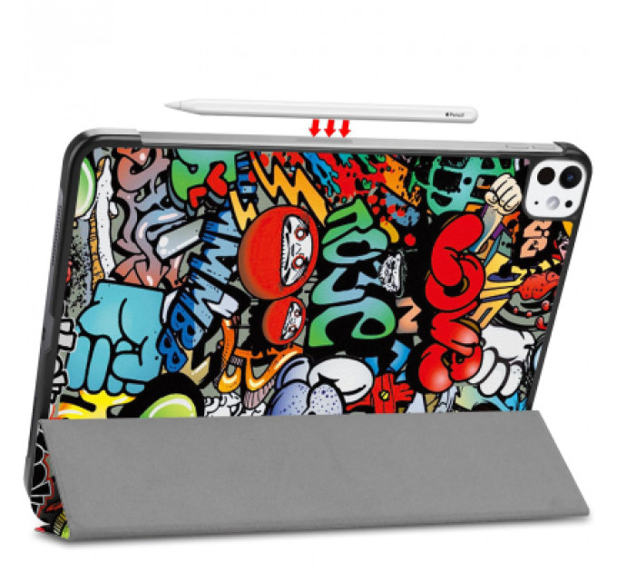 Чохол до планшета BeCover Smart Case Apple iPad Pro 11" M4 2024 Graffiti (711637)