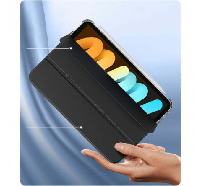Чохол до планшета BeCover Tri Fold Hard Apple iPad Mini 7 2024 Black (712450)