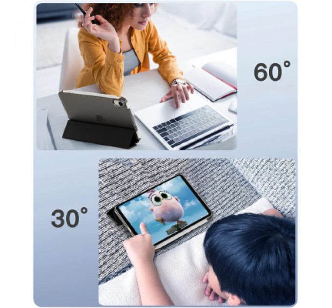 Чохол до планшета BeCover Tri Fold Hard Apple iPad Mini 7 2024 Black (712450)