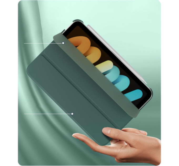 Чохол до планшета BeCover Tri Fold Hard Apple iPad Mini 7 2024 Dark Green (712451)