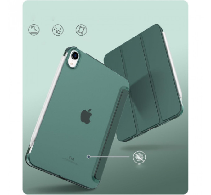 Чохол до планшета BeCover Tri Fold Hard Apple iPad Mini 7 2024 Dark Green (712451)