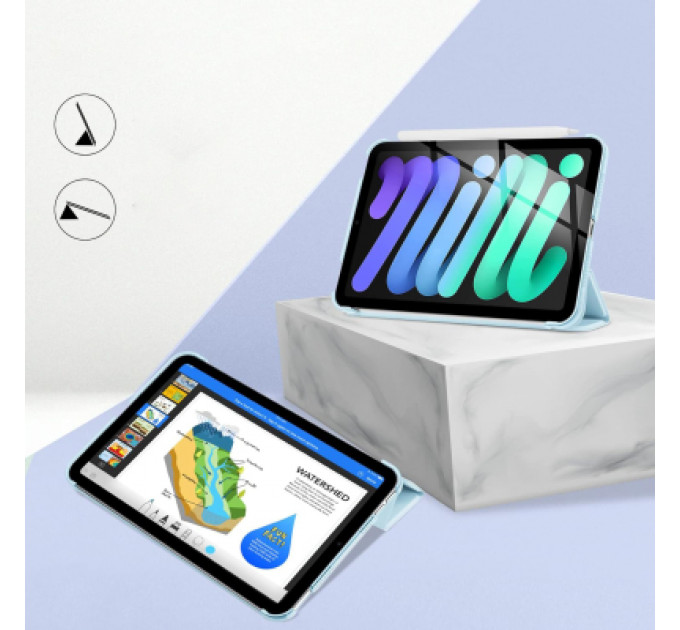 Чохол до планшета BeCover Tri Fold Hard Apple iPad Mini 7 2024 Light Blue (712453)