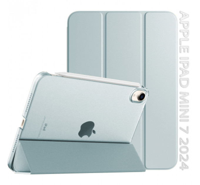 Чохол до планшета BeCover Tri Fold Hard Apple iPad Mini 7 2024 Light Blue (712453)