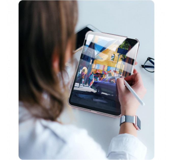 Чохол до планшета BeCover Tri Fold Hard Apple iPad Mini 7 2024 Pink (712454)