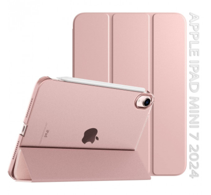 Чохол до планшета BeCover Tri Fold Hard Apple iPad Mini 7 2024 Rose Gold (712456)