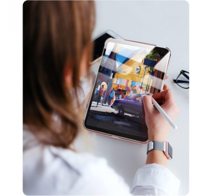 Чохол до планшета BeCover Tri Fold Hard Apple iPad Mini 7 2024 Rose Gold (712456)