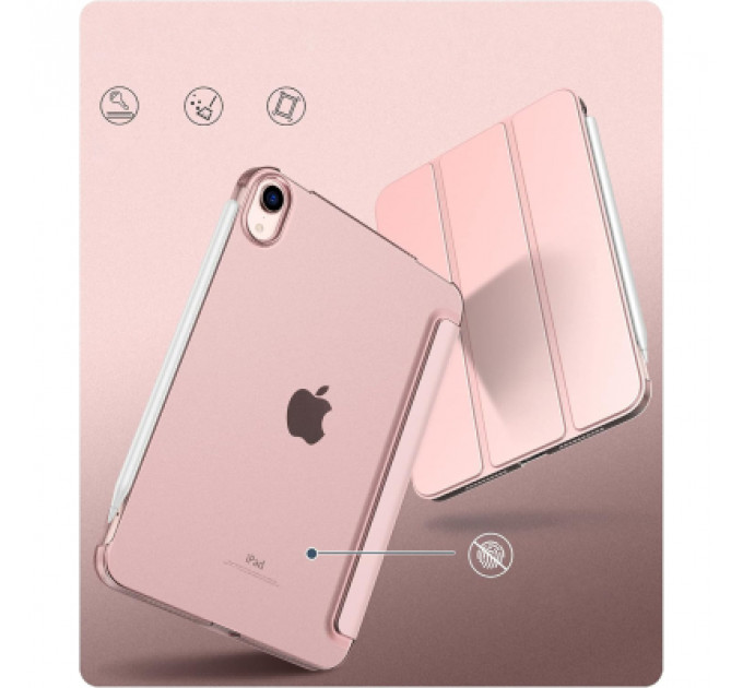 Чохол до планшета BeCover Tri Fold Hard Apple iPad Mini 7 2024 Rose Gold (712456)