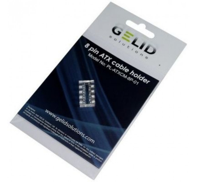 Кабельний організатор Gelid Solutions ATX Cabel holder, 8 каналов,прозрачный (PL-ATXCM-8P-01)