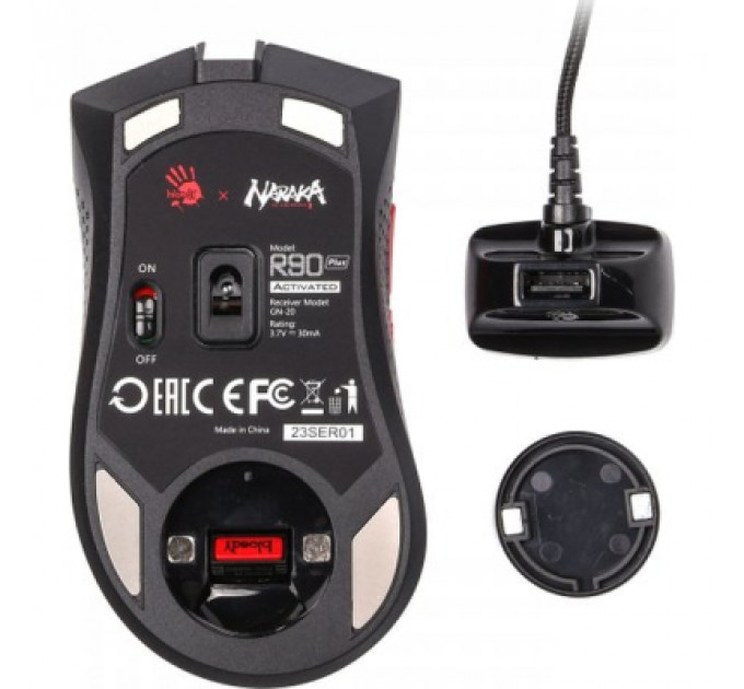 Мишка A4Tech Bloody R90 Plus Wireless Naraka (4711421983136)