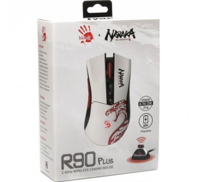 Мишка A4Tech Bloody R90 Plus Wireless Naraka (4711421983136)
