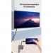 XO Перехідник XO 4-in-1 Dock USB-C (HDMI/VGA/USB3.0/USB-C PD) (XO-HUB001SL)
