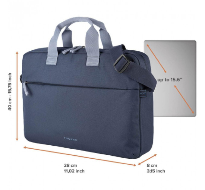 Сумка для ноутбука Tucano 15" Smart blue (BSMART15-B)