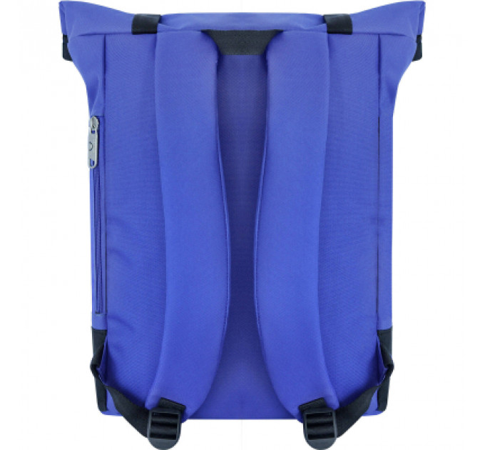 Рюкзак для ноутбука Bagland 15" Holder 25L, roll top, 0051666, blue/black (1065919121)