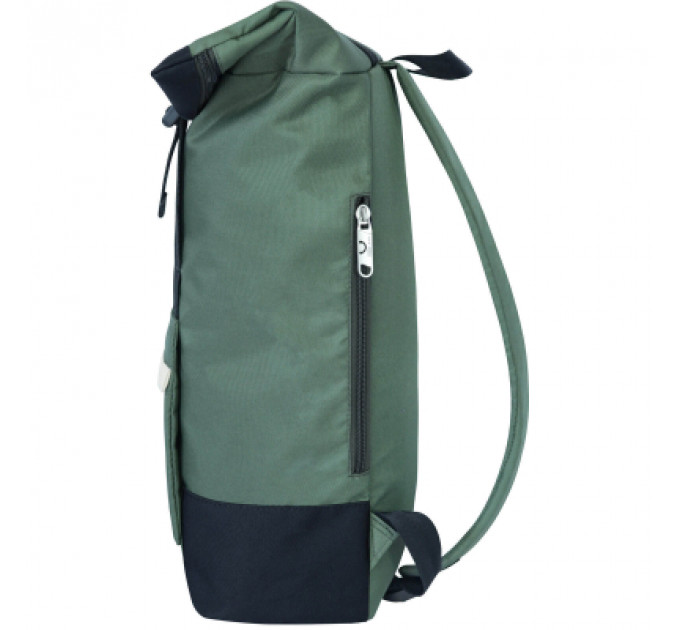 Рюкзак для ноутбука Bagland 15" Holder 25L, roll top, 0051666, khaki/black (1065919119)