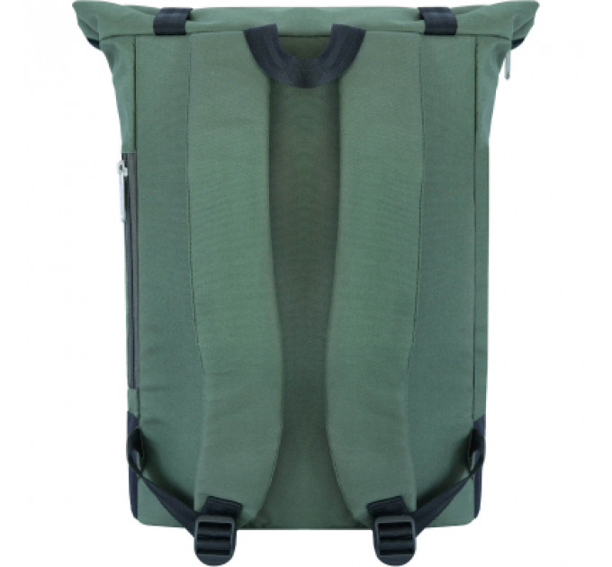 Рюкзак для ноутбука Bagland 15" Holder 25L, roll top, 0051666, khaki/black (1065919119)