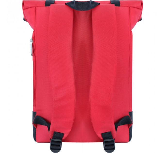 Рюкзак для ноутбука Bagland 15" Holder 25L, roll top, 0051666, red/black (1065919120)