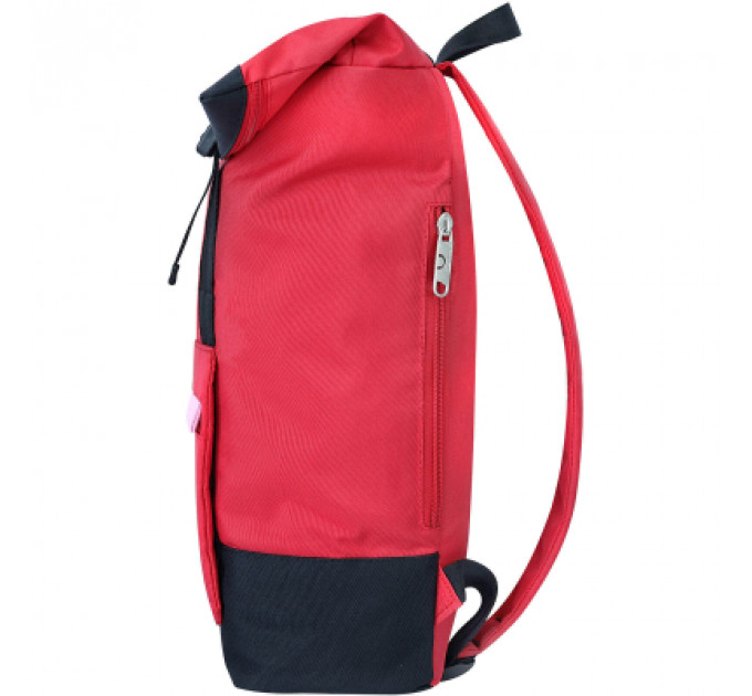 Рюкзак для ноутбука Bagland 15" Holder 25L, roll top, 0051666, red/black (1065919120)