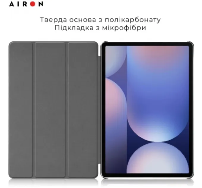 Чохол до планшета AirOn Premium Samsung Galaxy tab S10 Plus 12.4 2024 + film Black (4822356758483)