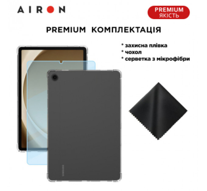 Чохол до планшета AirOn EVA Premium Samsung Galaxy Tab A9 transparent (4822352781138)