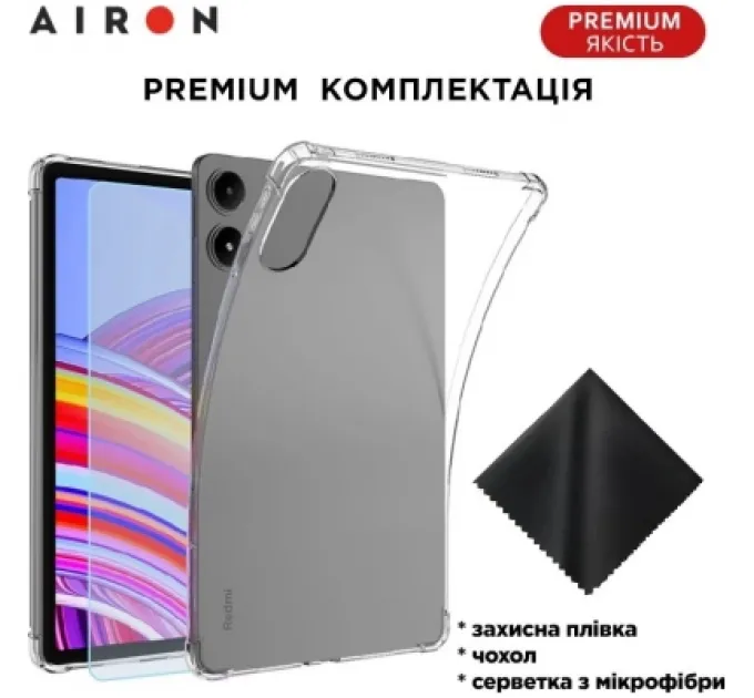 Чохол до планшета AirOn EVA Xiaomi Redmi Pad Pro / Xiaomi Poco Pad 12.1" transparent (4822352781141)