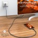 Vention Кабель мультимедійний USB-C 3.1 to HDMI 1.5m v.2.0 4K 60Hz USB Power Supply black Vention (CGTBG)