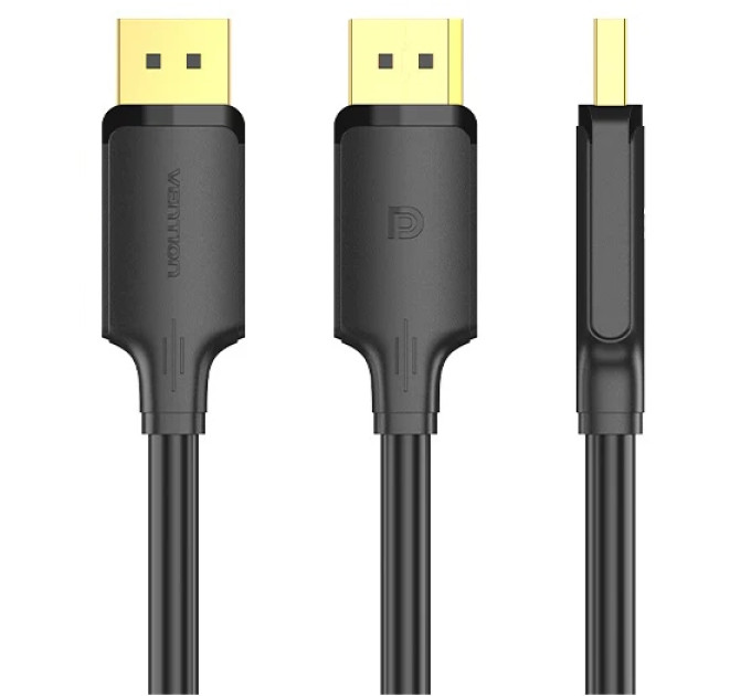 Vention Кабель мультимедійний DisplayPort to DisplayPort 3.0m V1.2 4K 60Hz 3D Dolby 7.1 Vention (HAKBI)