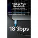 Vention Кабель мультимедійний HDMI to HDMI 5.0m V2.0 4K 60Hz Aluminum Alloy Blue Vention (ALHSJ)