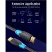 Vention Кабель мультимедійний HDMI to HDMI 8.0m V2.0 4K 60Hz PVC Vention (AACBK)