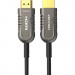 Vention Кабель мультимедійний HDMI to HDMI 15.0m V2.1 Optical 8K 60Hz 48Gbps Dolby 7.1 TPE Black Metal Type Vention (AAZBN)