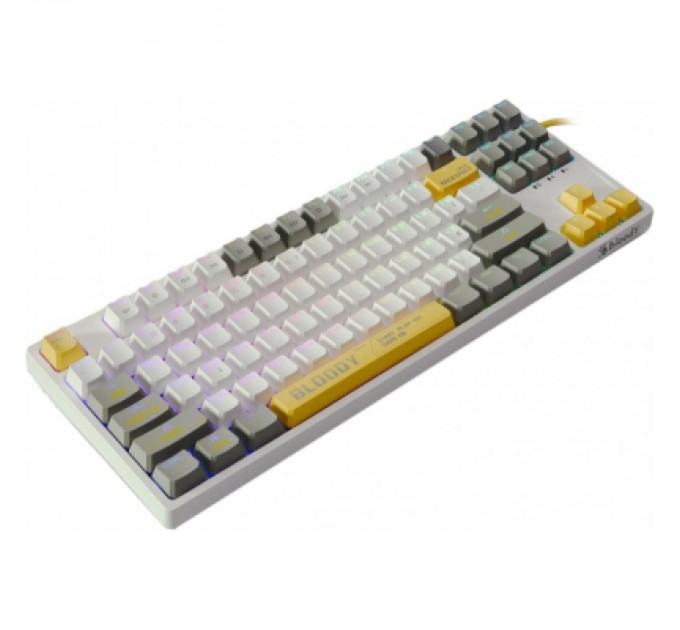 Клавіатура A4Tech Bloody S87 RGB BLMS TKL USB Energy White (4711421993708)